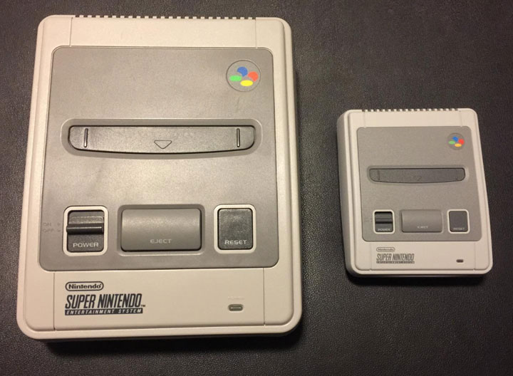 Primerjava Nintendo Classic Mini NES Retro igralna konzola z original