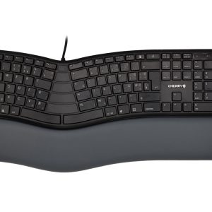 Cherry KC 4500 ERGO, črna, USB, UK SLO g.