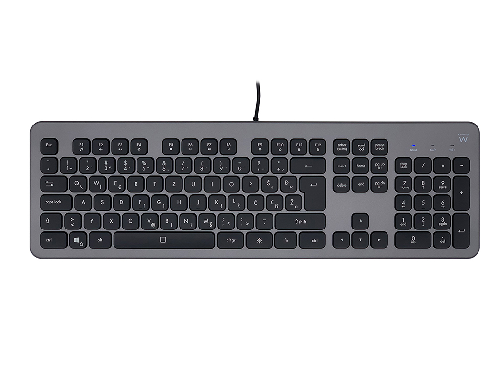 Ewent Wired Illuminated Scissor, črna, USB, SLO EW3271