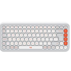 Logitech Pop Icon Keys, Bluetooth, bela, SLO g.