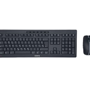 in miška Cherry STREAM Desktop Wireless Recharge, črna, SLO