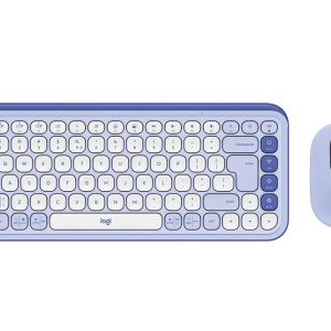 in miška Logitech POP Icon Combo, Bluetooth, vijolična, SLO g.