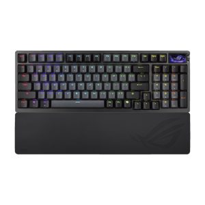 ASUS ROG Azoth 96 HE Wireless, ROG HFX V2 Analog, PBT, OLED, RGB, USB, US